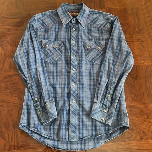 Rock & Roll: Cactus Sun Mint/Greeb Short Sleeve Shirt - La Raza Western